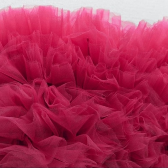 Zara Pink Ruffled Sleeveless Crop Top - Picture 3 of 3